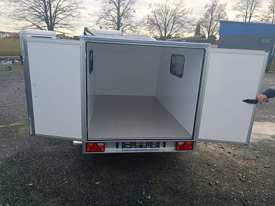 Přívěs skříňový Tomplan TF 4 Plus WIDE 750kg