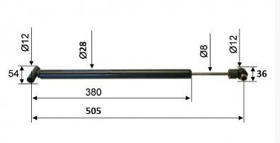 Tlumič do nájezdové brzdy AL-KO 251S 370589;40203402