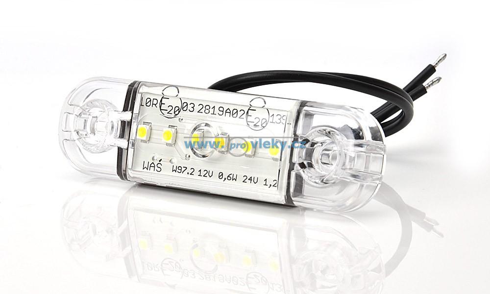 Poziční svítilna W97.2 bílá LED - Náhradní díly - Poziční světla