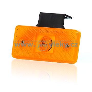 Poziční svítilna oranžová s držákem 89Z - Náhradní díly - Poziční světla