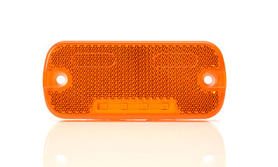 Svítilna poziční 904 oranžová LED vč. odrazky   bez držáku
