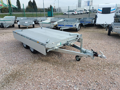 Tanatech Přívěs Eduard 3118 1-str sklápěč, B30, 3000kg, 72cm kombi hydraulika
