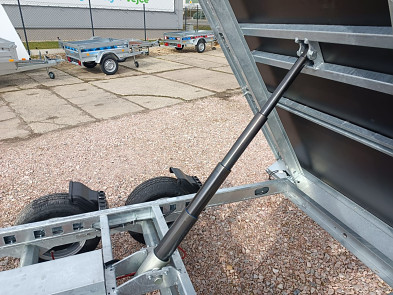 Tanatech Přívěs Eduard 3118 1-str sklápěč, B30, 3000kg, 72cm kombi hydraulika