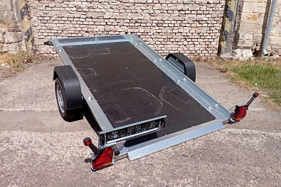 TANATECH Přívěs Faro Viarus 250x145 750kg sklopné plato, na čtyřkolku, na motocykly, na motorky