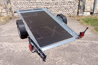 TANATECH Přívěs Faro Viarus 250x145 750kg sklopné plato, na čtyřkolku, na motocykly, na motorky