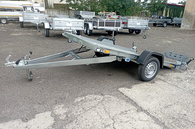 TANATECH Přívěs Faro Viarus 250x145 750kg sklopné plato, na čtyřkolku, na motocykly, na motorky