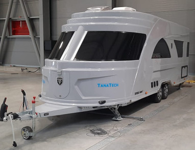 Aerodynamický tvar karavanu Derubis