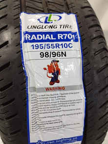 Kolo komplet 195/55R10C 5x112 ET-4 98N M+S LINGLONG R701 štítek