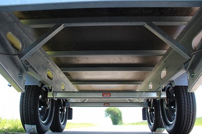Tanatech Přívěs Vesta LT 30HDA 750kg 2 nápravy, masivní podvozek