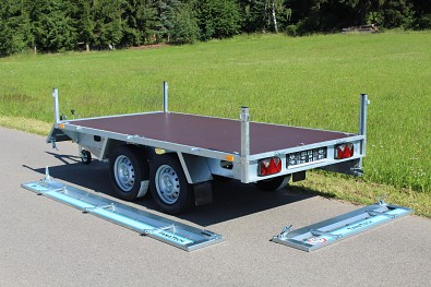 Tanatech Přívěs Vesta LT 30HDA 750kg 2 nápravy, sloupky lze také oddělat