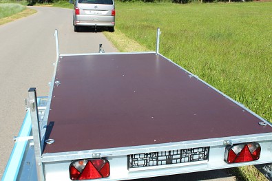 Tanatech Přívěs Vesta LT 30HDA 750kg 2 nápravy, sloupky lze také oddělat