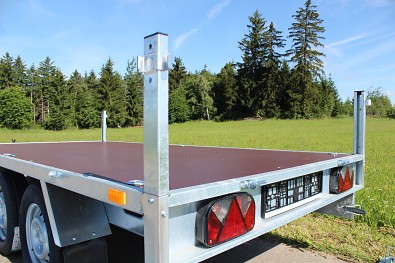 Tanatech Přívěs Vesta LT 30HDA 750kg 2 nápravy, sloupky lze také oddělat