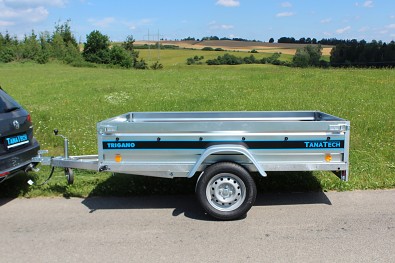 TANATECH Přívěs Lider P233 233x132x39cm 750kg sklopný