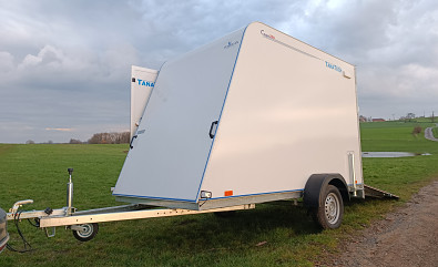 Aerodynamický skříňový přívěs