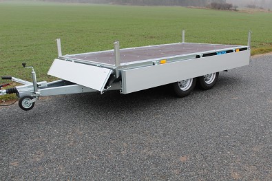 Přívěs MARTZ Hochlader 360/17 2700kg Alu - lze jednoduše vytvořit plato