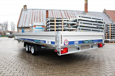 Tanatech - Přívěs Lorries PLB27-4521 2700kg 450x210 sklopný valník