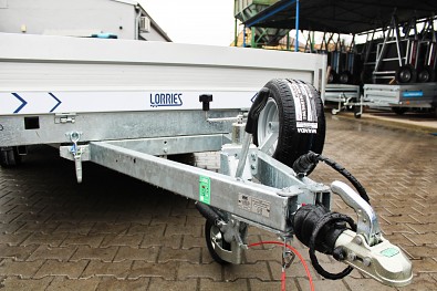 Nájezdová brzda Přívěs Lorries PLB27-4521 2700kg 450x210 sklopný valník