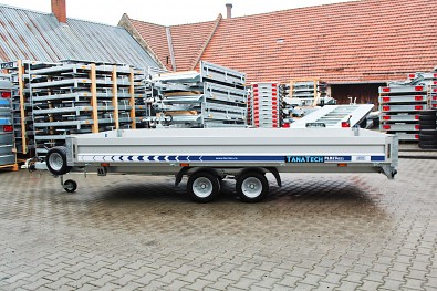 Sklopný valníkový přívěs Lorries 450x210 2,7t