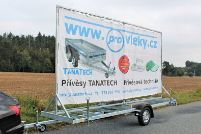 reklamní přívěs od TANATECHu Eurobillboard