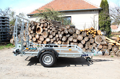 Přívěs Lorries TM15-2514 1500kg na přepravu minibagrů
