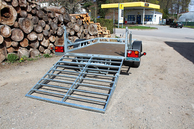 Přívěs Lorries TM15-2514 1500kg na přepravu minibagrů