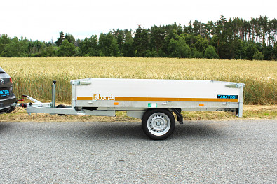 Přívěs Eduard 2615 Valník B30 1500kg 63cm