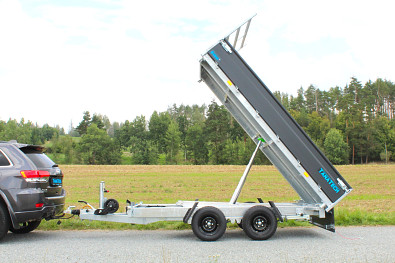 Přívěs Hapert COBALT HM-2+ 335x180cm 3500kg 14" PARA FERRO 3-stranný sklápěč