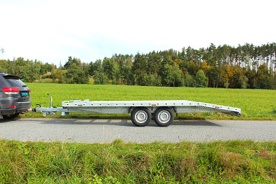 Přívěs UNK Autopřepravník 2200x5500 3500kg