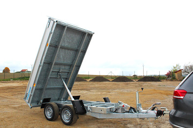 Hydraulicky mauální sklápěcí přívěsný vozík Hapert COBALT HB-2 2700kg od Tanatech