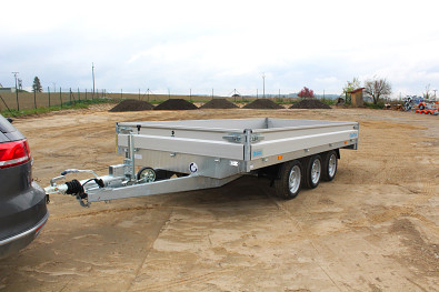 Přívěs valník AZURE H-3 405x200 3500kg 3 nápravy od Tanatech