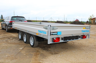 Třínápravový přívěsný vozík HAPERT AZURE H-3 405x200 3500kg 3 nápravy