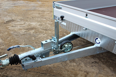 Přívěs valník AZURE H-3 405x200 3500kg 3 nápravy