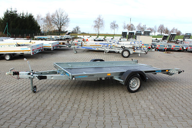 TANATECH Přepravník přívěs Martz GT TIEFLADER 350 1800kg, autopřepravník, malý autopřepravník, malý přívěs na auta, přívěs na malé auto
