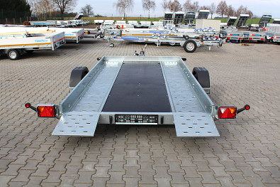 TANATECH Přepravník přívěs Martz GT TIEFLADER 350 1800kg, autopřepravník, malý autopřepravník, malý přívěs na auta, přívěs na malé auto