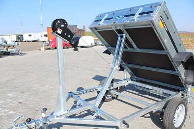 Sklápěcí přívěsný vozík Přívěs Prakti Dumper 2014 750kg sklopný od Tanatach