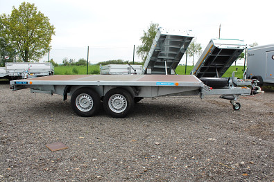 Přívěs UNK 2000x4000 valník 3500kg napr. 4400kg