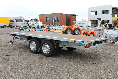 Přívěs UNK 2000x4000 valník 3500kg napr. 4400kg