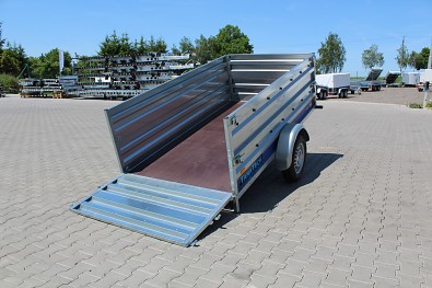 TANATECH Přívěs Vesta Light 25 250x135 750kg sklopný + nástavba bočnic