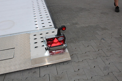 Přívěs Wiola L35G55P hydr. sklopný autopřepravník 5,5m 3500kg
