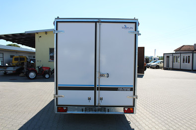 Přívěs skříňový Tomplan TFS 550.00 2700kg Speed caravan vč. zadních dvoukř. dveř