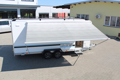 Přívěs skříňový Tomplan TFS 550.00 2700kg Speed caravan vč. zadních dvoukř. dveř