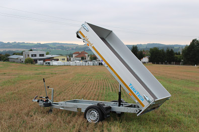 Přívěs Eduard 2514 1-stranný sklápěč 1500kg B30, 63cm, man.hydr od Tanatech