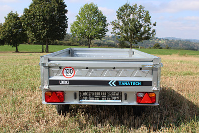 Nebrzděný přívěsný vozík Přívěs Dvounápravový Valník Lorries PB75-2614/2 750kg od Tanatech