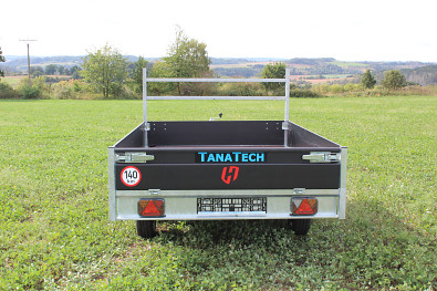 Brzděný přívěsný vozík valník přívěs Henra Craft 255x170 2000kg od Tanatech