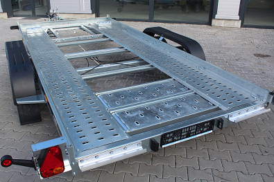 Tanatech přepravník aut MARTZ Tieflader 400 2000kg sklopný autopřepravník
