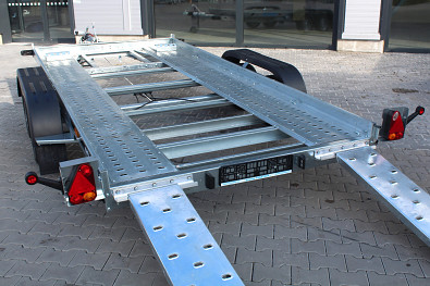 Tanatech přepravník aut MARTZ Tieflader 400 2000kg sklopný autopřepravník