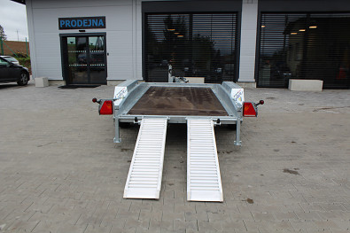 Přepravník bagrů Lider 3,5x1,7 3500kg výškově stavitelná oje