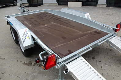 Přepravník bagrů Lider 3,5x1,7 3500kg výškově stavitelná oje
