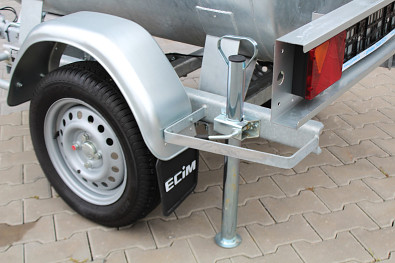 TANATECH Přívěs ECIM cisternový 500l 750kg, výškově stavitelná oje
