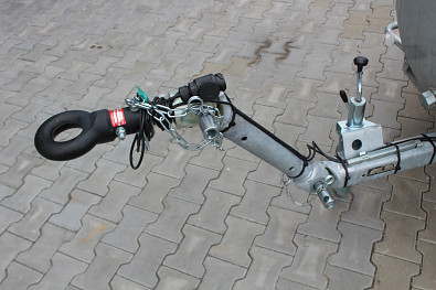 TANATECH Přívěs ECIM cisternový 500l 750kg, výškově stavitelná oje